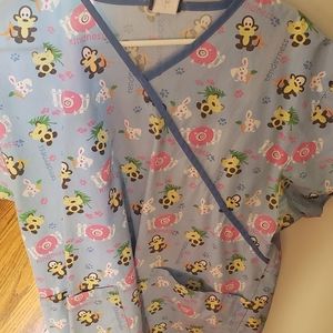Cute scrub top